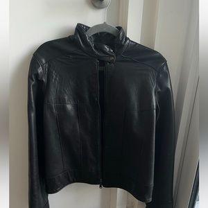 Vintage Leather Biker Jacket